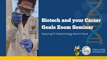 Link to Biotech and your career goals zoom seminar video